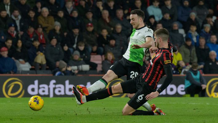 Diogo Jota scored an emphatic brace at Bournemouth last weekend