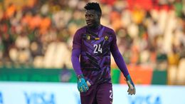 Andre Onana was left out of Cameroon's starting XI against Gambia