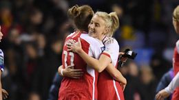 Leah Williamson was the picture of happiness at full-time