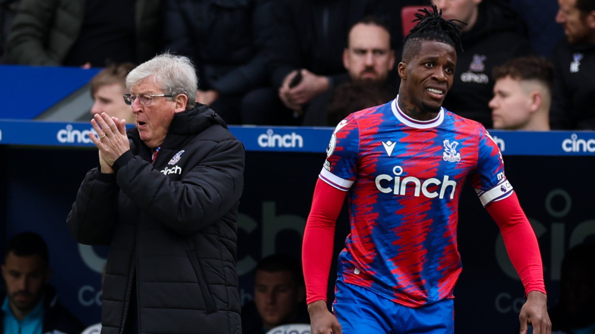 Roy Hodgson hopes Wilfried Zaha decides to stay at Crystal Palace