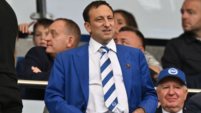 Brighton chairman Tony Bloom saw his side seal Europa League qualification last night