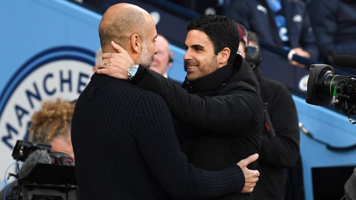 Mikel Arteta lost out to his mentor Pep Guardiola last season