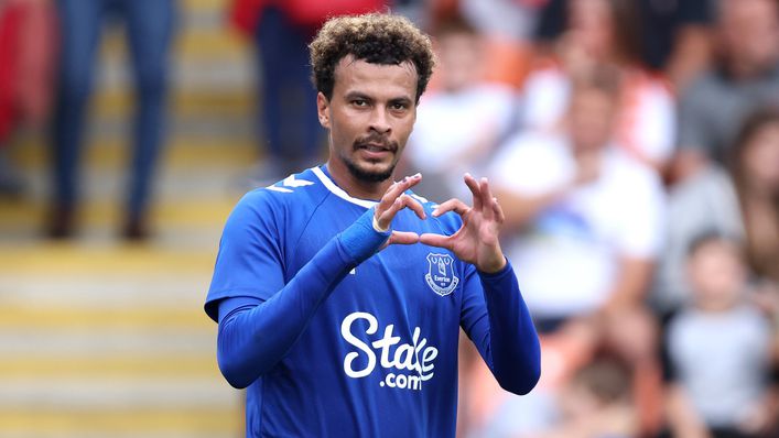 Dele Alli scored twice in Everton's 4-2 win at Blackpool