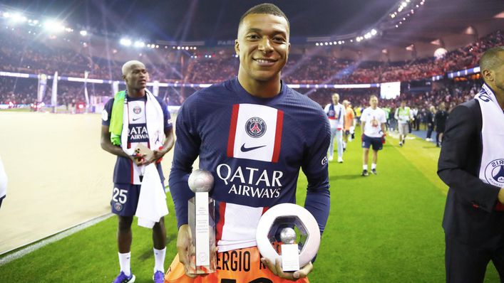 Kylian Mbappe won his fifth Ligue 1 title in 2022-23