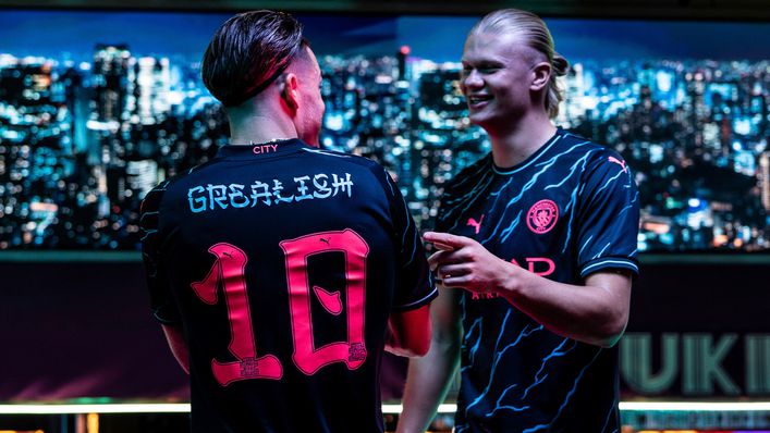 Jack Grealish and Erling Haaland launched Manchester City's third kit
