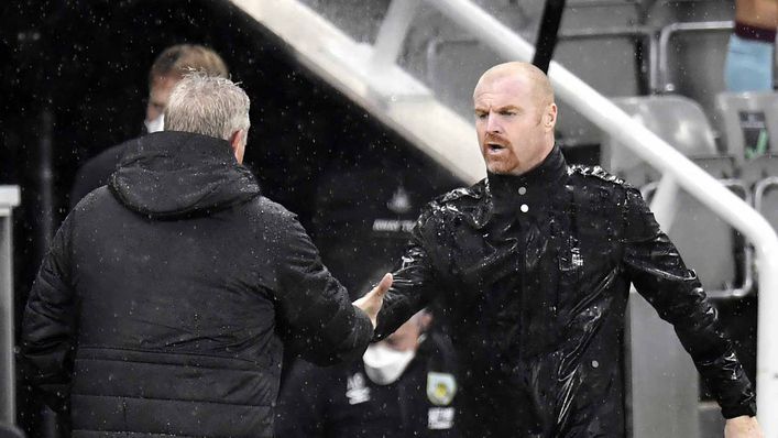 Struggling Premier League bosses Steve Bruce (left) and Sean Dyche (right) meet in the Carabao Cup tonight