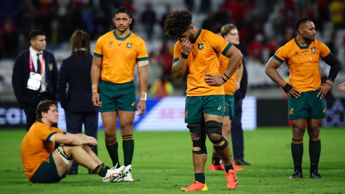 Australia's youthful side are facing group-stage elimination for the first time