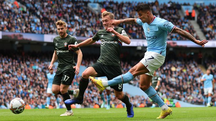 Joao Cancelo has scored twice and assisted four goals for Manchester City this season