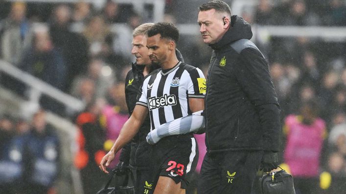 Eddie Howe says Jacob Murphy appears to have dislocated his shoulder