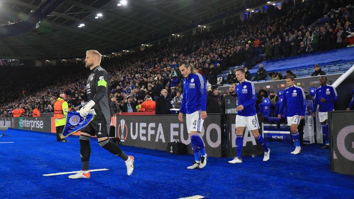 Victory for Leicester would put them top of their Europa League group