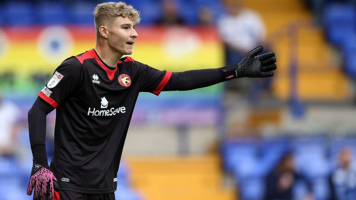 Carl Rushworth is enjoying a fantastic first season in the EFL on loan at Walsall