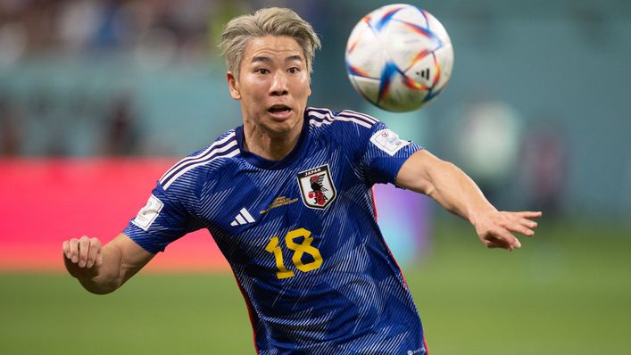 Takuma Asano scored Japan's winner in the 2-1 victory over Germany