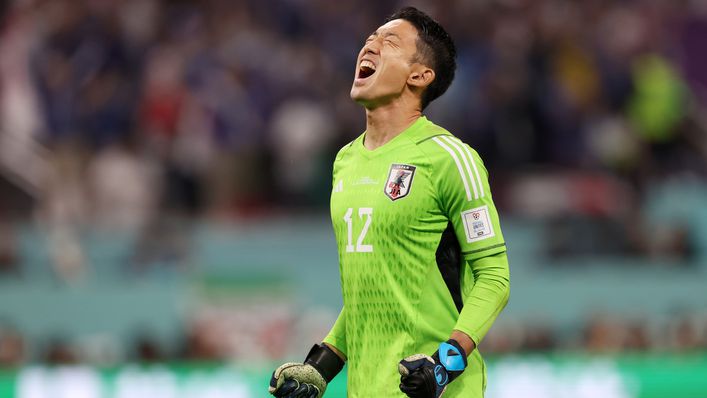 Japan goalkeeper Shuichi Gonda helped his team to a superb 2-1 win over Germany