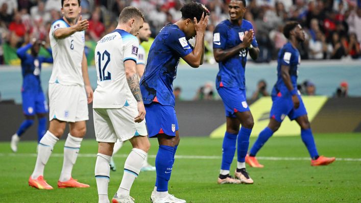 Weston McKennie reflects after blazing a fantastic chance over the bar