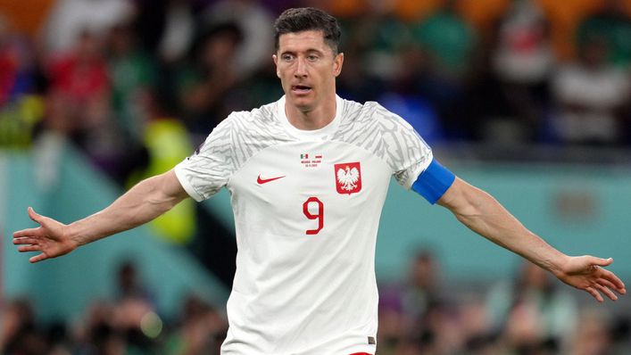 Robert Lewandowski finally grabbed his first World Cup goal against Saudi Arabia