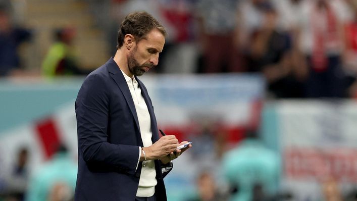 Gareth Southgate was left with plenty to ponder at half-time