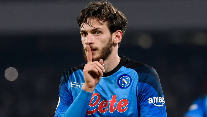 Khvicha Kvaratskhelia has lit up Serie A for Napoli this season