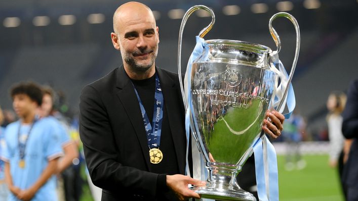 Pep Guardiola guided Manchester City to a first Champions League win last season