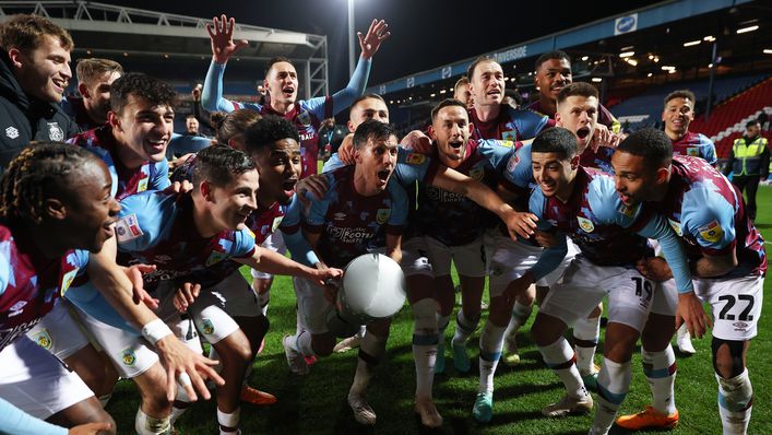 Burnley clinched the Championship title by beating Blackburn at Ewood Park
