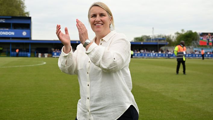 Emma Hayes’ Chelsea are looking to secure a fourth successive Super League title on Saturday