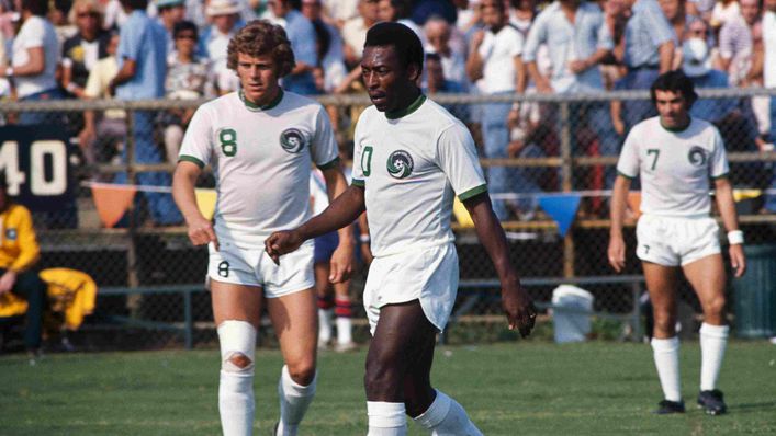 Pele played for New York Cosmos between 1975 and 1977