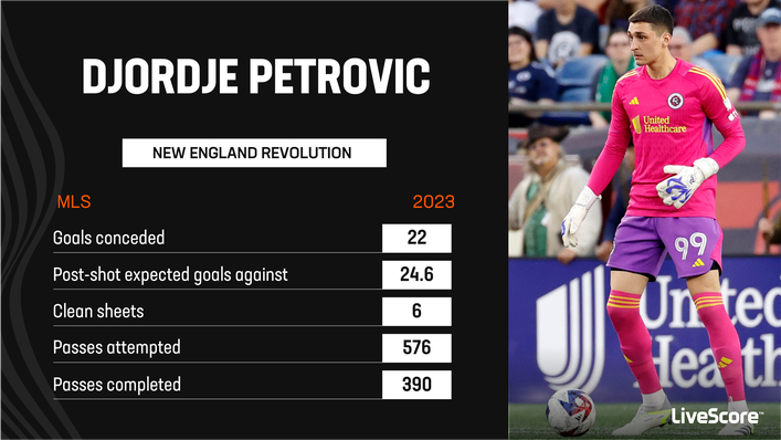 Djordje Petrovic will hope his performances for New England Revolution earn him a European move