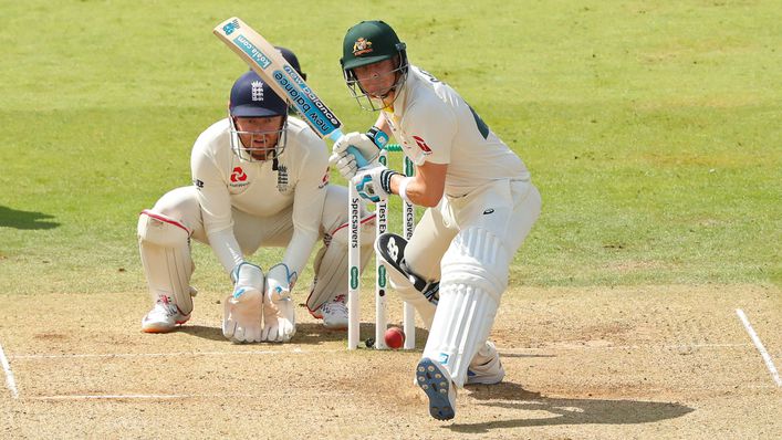 Steve Smith's second-highest Test score of 215 was scored against England at Lord's