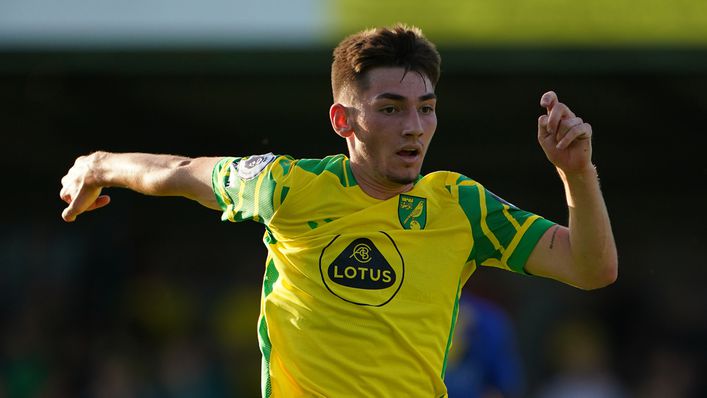 Billy Gilmour is spending the season on loan at Norwich