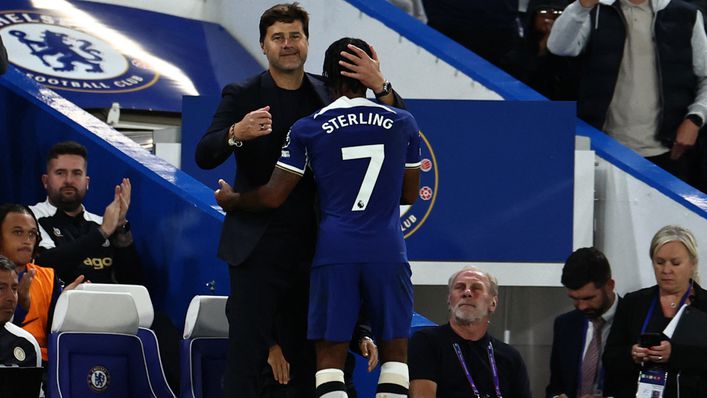 Chelsea manager Mauricio Pochettino was delighted with Raheem Sterling's performance against Luton