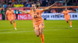 Renate Jansen scored a late winning goal to beat England