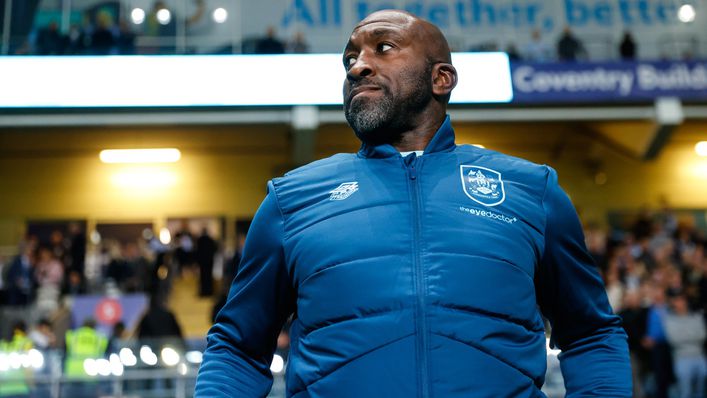 Darren Moore took charge of his first Huddersfield game on Monday night