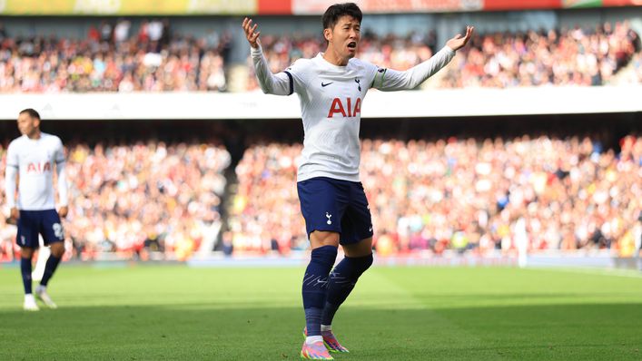 Tottenham twice came from behind at the Emirates thanks to Heung-Min Son's brace