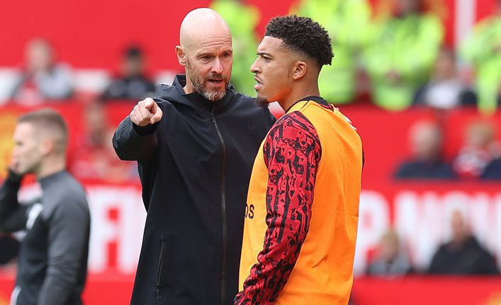Jadon Sancho claimed he had been made a scapegoat by manager Erik ten Hag