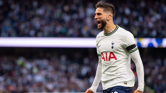 Rodrigo Bentancur scored his first goal for Tottenham in the 6-2 win over Leicester