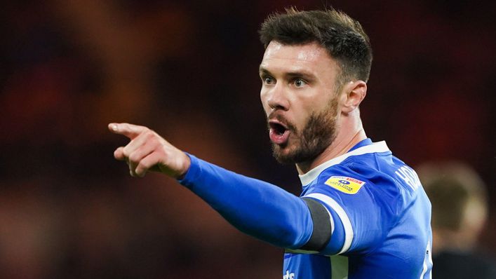Scott Hogan will be after more goals for Birmingham against Blackpool