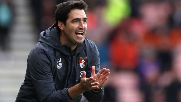 Andoni Iraola has seen Bournemouth pick up seven points from their last three Premier League games.