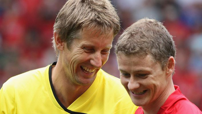 Ajax chief executive Edwin van der Sar played with Ole Gunnar Solskjaer at Manchester United