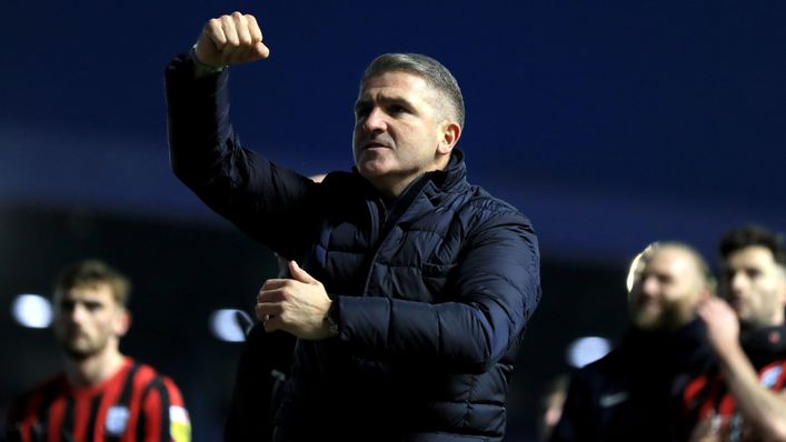 Ryan Lowe's Preston have enjoyed positive results when they have 35% or less possession