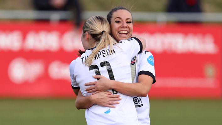 Ellie Mason scored four goals as Championship Lewes reached the quarter-final for the first time