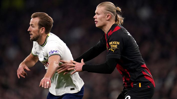 Harry Kane trails Erling Haaland in the race for the Premier League Golden Boot