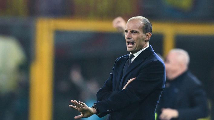 Massimiliano Allegri will be hoping Juventus can continue their push for a European finish