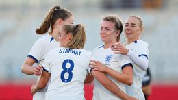 Lauren Hemp scored twice for England