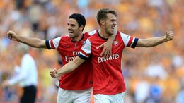 Mikel Arteta and Aaron Ramsey previously played together at Arsenal