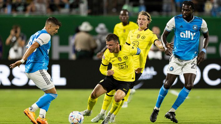 Mason Mount wore the captain's armband during Chelsea's pre-season friendly against Charlotte last week