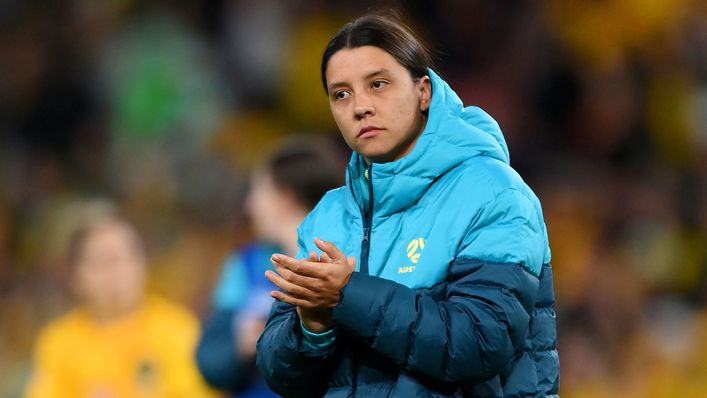 Sam Kerr is yet to feature at the Women's World Cup