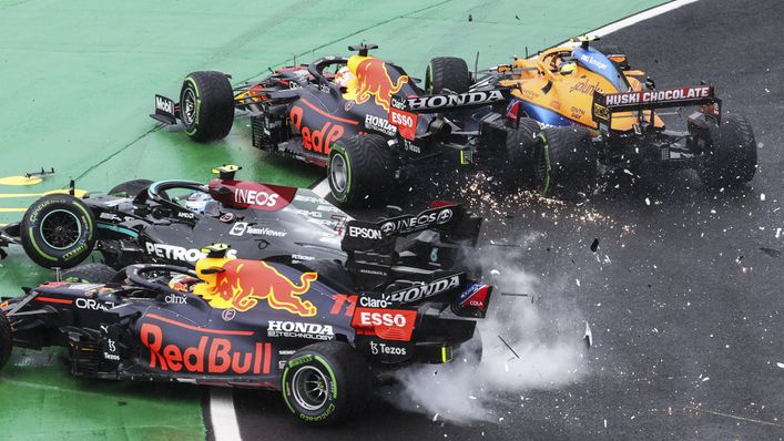 Car-nage in Hungary where both Red Bull cars fell victim to a first-lap pile-up caused by Valtteri Bottas