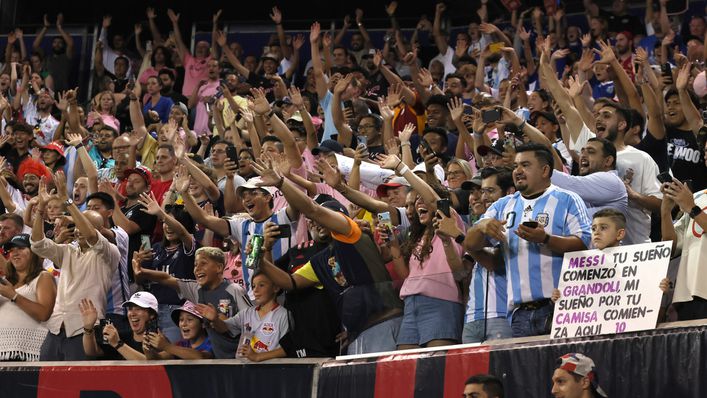 A capacity crowd was in attendance for Lionel Messi's Major League Soccer debut