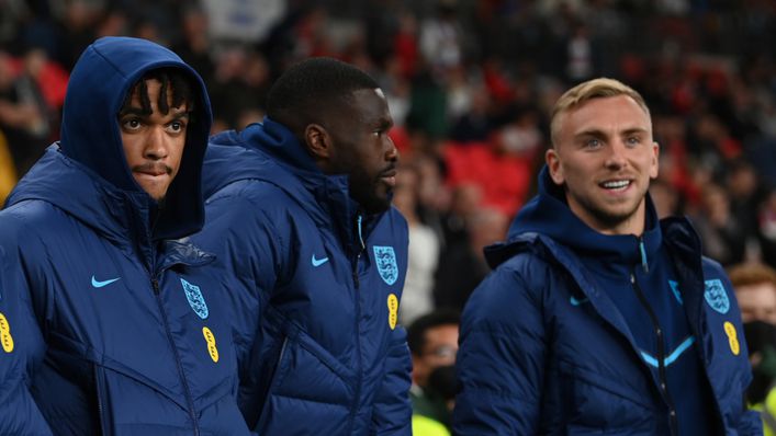 England's forgotten men look on after missing out on the squad for the Germany game