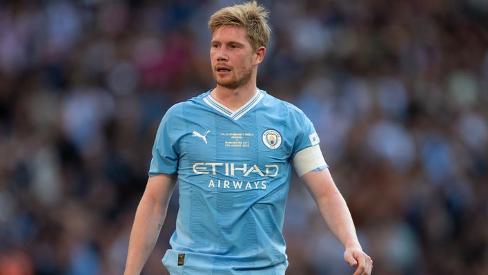 Kevin De Bruyne has played just one Premier League game this season due to injury