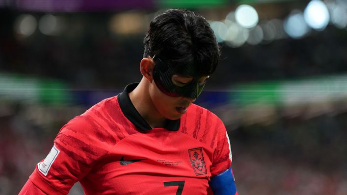 Heung-Min Son came through the Uruguay game unscathed although South Korea created little in that opener